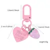 Accesorios Creativos de Metal con Forma de Corazón para Bricolaje, Colgante Llavero de Corazón Pintado, Corazón de Melocotón Colorido Lindo Estilo Fresco