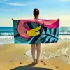 Deportes Amazon Fuerte Absorbente de Agua Fácilmente Chal Suave Microfibra Toalla de Playa Estampada Secado Rápido Toalla de Natación Toalla de Baño