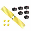 Suministrado Directamente por el Fabricante, Marcadores de Arco para Entrenamiento de Baloncesto, Postes de Obstáculos, Ayudas para el Entrenamiento de Dribling y Pase de Baloncesto, Desmontable