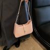Bolso de Alta Gama 2025 Nuevo Bolso de Moda para Mujer Primavera y Verano Sencillo Para Todo Bolso de Hombro para Viajero Textura Nicho Bolso Sobaco