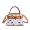 Bolso Pequeño Retro para Mujer 2026 Nuevo de Moda Bolso Tipo Kelly Bolso de Mano Moda Grabado Color Contrastante Bolso de Mujer Bolso Cruzado Casual
