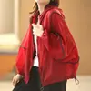 Ropa de Protección Solar Patchwork Seleccionada Cuidadosamente para Mujer, Chaqueta Holgada de Alta Gama para Verano, Moderna Ropa de Protección Solar Transpirable de Manga Larga con Bloques de Color Tallas Grandes