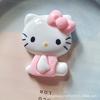 Accesorios de resina diy gato azul de dibujos animados pegamento parche para carcasa de teléfono móvil caja de almacenamiento taza de agua material de caja de papelería