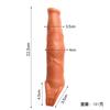 Preservativo Novo Estilo Dente de Lobo para Homens, Extensor de Pênis de Cristal, Uso para Relação Sexual do Casal, Preservativo Dente de Lobo, Produtos Sexuais para Adultos