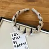 Aro de Cabelo Antiderrapante com Dentes Envolto em Lã para Outono e Inverno para Mulheres 2025 Novo Headband de Caveira Alta Presilha Fashion Acessórios de Cabelo