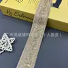 Estilo Étnico Huwei Dai Hanfu Renda 4,5CM de Largura Fita de Tecido Bordada com Código de Barras Acessórios para Roupas Infantis Atacado