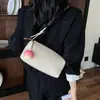 Bolso Cilindro Tejido de Moda Retro para Mujer 2026 Nuevo Bolso de Mano de Moda Bolso Cruzado Casual para Hombro