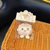 Llaveros de 달떡 (pastel de luna) de felpa simulada empaquetados individualmente, Souvenirs del Festival de Mediados de Otoño, Regalos de regreso a clases para estudiantes al por mayor