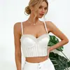 Produtos Mais Vendidos do Aliexpress: Sutiã Tomara-que-caia Tricotado à Mão com Pérolas, Top Tubo de Performance da Moda com Pedrarias, Sutiã Push-Up com Barbatanas