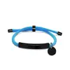 Pulseira Personalizada Logo de Publicidade Transfronteiriça Personalizado Multicolorida Pequena Redonda Arco-Íris Presente de Feriado Aço Titânio Gravação Pulseira Trançada