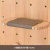 Estrutura de Escalada para Gatos em Madeira Maciça com Placa Perfurada, Casa de Gato Integrada para Apartamentos Pequenos, Montada na Parede, Economiza Espaço, Playground com Plataforma de Salto para Gatos