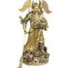 Estatuas de Bronce de Guan Gong de Cobre Fundido Tiendas de Wu God of Wealth en Kowloon Oficina Hogar Estatuas de Buda Templo Estatuas Grandes de Bronce Dorado