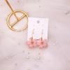 Pendientes coreanos de plata S925 con forma de aguja y flor de cristal, elegantes y largos con borlas, novedad de 2020 para mujer.
