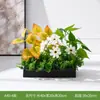 Flores Artificiais Bordadas, Floreiras de Alta Qualidade para Interior e Exterior, Paisagismo, Jardineiras, Decorações de Janela, Arte Floral, Móveis para Casa