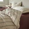 100% algodón, algodón puro, juego de cuatro piezas Clase A, sábana y funda de edredón de gasa de doble capa seguras para bebés, juego para cama individual de dormitorio estudiantil