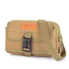 Sitio de construcción trabajo teléfono móvil bolsa de cintura usar cinturón estilo horizontal vertical billetera exterior práctico resistente al desgaste tela Oxford gancho bolsa de pecho
