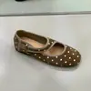 Zapatos de tacón bajo de punta cuadrada de boca poco profunda estilo abuela para mujer, zapatos Mary Jane literarios retro, estilo nuevo de la ola de otoño, estilo bosque suave 2026 esmerilado
