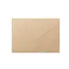 Envelope colorido de papel kraft para cartões de felicitação, com forro retrô em branco, estilo faroeste, pequeno envelope triangular, ideal para cartões de membro e cartões de compras.