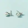 Brincos de Pérola com Diamante Único Japoneses e Coreanos de 2021, Fofos e Doces, Estilo Fresco e Único, Versáteis e Modernos para Mulheres