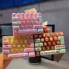 Teclado antiestresse 26 teclas pingente de chaveiro de brinquedo, estação extra grande para alívio do humor, teclado para apertar e brincar atacado