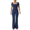 Mono de Yoga Ajustado Popular Personalizado de Secado Rápido Todo en Uno para Mujer Aspecto Adelgazante y Apriete Abdominal Traje Deportivo de Fitness