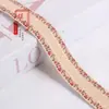 Fita jacquard com glitter fino de cor sólida de 3CM para têxteis domésticos, decorações de janela, enfeites de vestuário, acessórios de renda DIY feitos à mão G3631