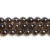 Contas Redondas de Obsidiana, Contas de Fio de Obsidiana, Citrino Sintético para Acessórios de Joias DIY, Produtos Semi-Acabados para Atacado, Best-Seller Transfronteiriço