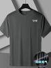 Playera Deportiva Versátil Transfronteriza Estampada de Malla de Hielo de Seda Verano Suelta Talla Grande Moderna Casual Manga Corta para Hombre de Seda de Hielo