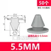 Tapón tapón de silicona suave resistente a altas temperaturas tapón de agujero de goma cabeza de tapón tapón de agujero de goma tapa de sellado con ranura tapón de encaje a presión