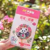 Pegatina de metal para refrigerador de oso lindo AR personalizado wenchuang pegatina magnética pintura personalizada esmalte animal de dibujos animados pegatina magnética