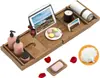 Banheira Dobrável Extensível Transfronteiriça Bandeja de Bambu Sem Furos Rack de Banho Doméstico Rack de Banho Personalizável