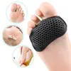 Almohadilla para el antepié tipo manga de panal SEBS, transpirable, de tamaño ajustable, a prueba de dolor, plantilla para tacones altos de mujer de media talla
