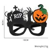 Óculos de Halloween Transfronteiriços Letras Abóbora Aranha Óculos Decorativos Prontos para Crianças e Adultos Óculos de Caveira Fantasia de Terror