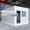 Casas Container Personalizadas de Dois Andares para Canteiros de Obras, Escritórios Container Duráveis e Rápidos de Montar, Casas Pré-fabricadas Móveis Externas