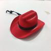 Amazon novo chapéu de gato chapéu de pet cowboy mini chapéu chapéu de filhote chapéu de cowboy ocidental decoração de estrela de cinco pontas