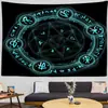 Tapeçaria Amazon Comércio Transfronteiriço Pendurado Viking Corvo Meditação Cigano Psicodélico Tarot Pano de Fundo