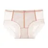 Braguitas de Encaje Estilo Francés Deseo Puro, Tallas Grandes, Transpirables, Entrepierna Ensanchada y Alargada, Algodón Puro, Cómodos Slips de Cintura Media para Mujer, Juguetones
