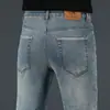 Ropa Popular para Hombre / 2026 Nuevos Pantalones Rectos Ligeros de Negocios para Primavera y Otoño Jeans Retro Versátiles para Hombre Pantalones Largos de Moda