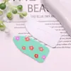 Lindo Estampado de Flores de Corazón Girly Parche Acrílico Clip Lateral DIY Imán de Refrigerador Funda de Teléfono Celular Accesorios de Flor para Zapatos