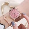 Reloj de Cuarzo para Mujer GUOU Nuevo Calendario de Moda Esfera Simple Resistente al Agua Correa de Acero Reloj Elegante Reloj Casual