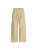 Calça Casual Rumei Estilo Retrô Americano Cor Sólida Cintura Elástica Simples Primavera Exterior Solta para Caminhada Esportes Perna Reta Longa