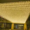 Cortina de Fio de LED de Baixa Tensão 24V Luzes Estreladas para Projetos Externos Tira de LED à Prova d'Água Iluminação para Shopping Center Decoração de Casamento