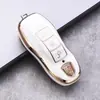 Adecuado para 11-17 Porsche Cayenne Cubierta de Llave Old Cayenne Funda Protectora para Llave de Coche Suministros Decorativos