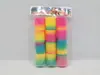 Círculo Arco-Íris grande pequeno crianças Primavera anel elástico brinquedos descompressão barraca de feira noturna brinquedos educativos criativos