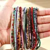 Suministrado directamente por el fabricante: cuentas redondas pequeñas de piedra natural, cuentas de arroz, cristal, turmalina, cuentas redondas de ágata, materiales hechos a mano para DIY, accesorios para pulseras