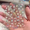 A Mesma Fofa Garota Mágica Xiaoba do Livro Vermelho Adesivo Estéreo para Unhas Adesivo DIY Decoração de Adesivo para Unhas