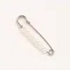 Broche Transfronteiriço para Ajustar a Cintura das Calças, Fixar Roupas e Saias, Ferramenta para Redução de Cintura, Fivela Anti-Exposição, Alfinete de Cintura com Pérola
