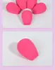 Esponja Mezcladora de Maquillaje Húmeda y Seca, 3 Cortes de Lágrima Beauty Blender para Base y Corrector, Se Expande al Mojarse Suave y Elástica