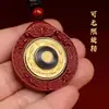 Colgante de Marca Bagua de Nueve Palacios de Cinabrio Collar para Hombre Colgante del Año de Esta Vida Colgante de Regalo para Hombres y Mujeres Joyería al por Mayor