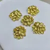 DIY Folha 3D Planta Cobre Latão Pingente Acessórios Brincos Faixas de Cabelo Decorações de Sapatos